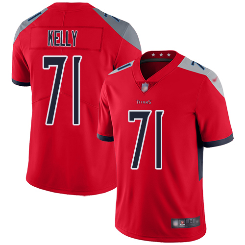 Tennessee Titans Limited Red Men Dennis Kelly Jersey NFL Football #71 Inverted Legend->women nfl jersey->Women Jersey